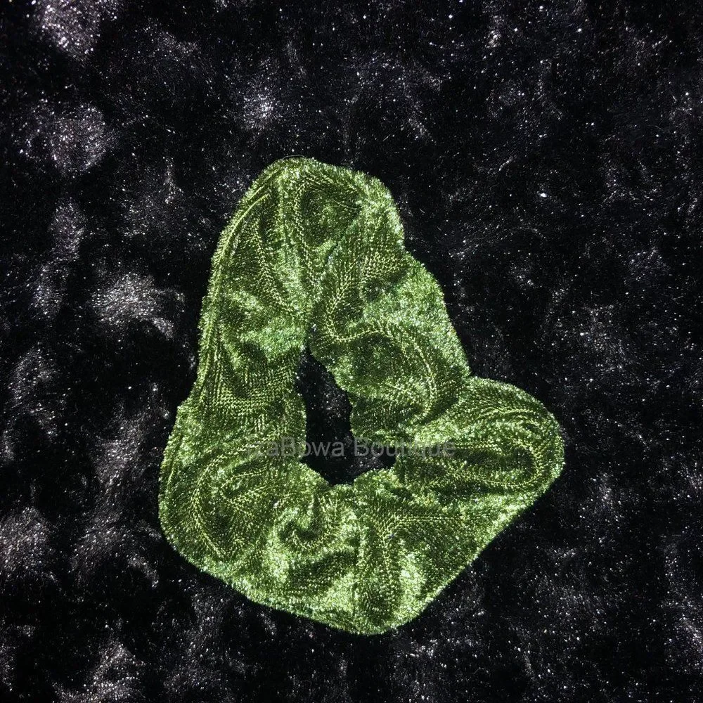 Loden Velvet Scrunchie  SC2805  Handmade NWT Boutique